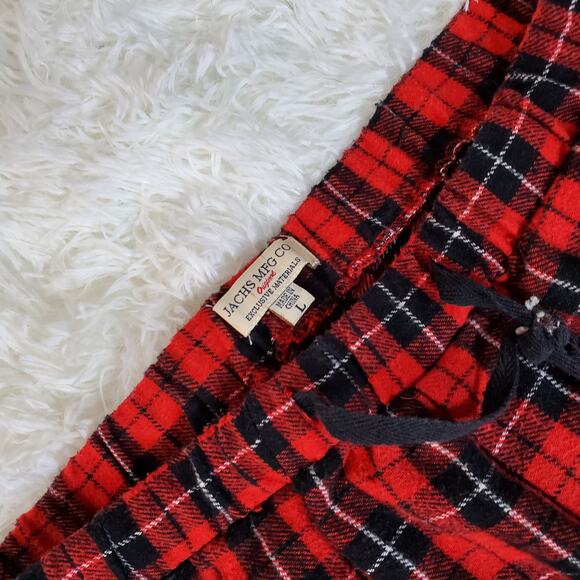 JACHS MFG CO Men’s Buffalo Plaid Flannel Sleep Pants L - Picture 2 of 5
